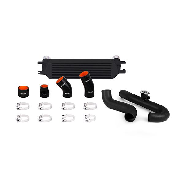 Mishimoto Ford Mustang EcoBoost Performance Intercooler Kit, 2015+ Black w/ Black Pipes