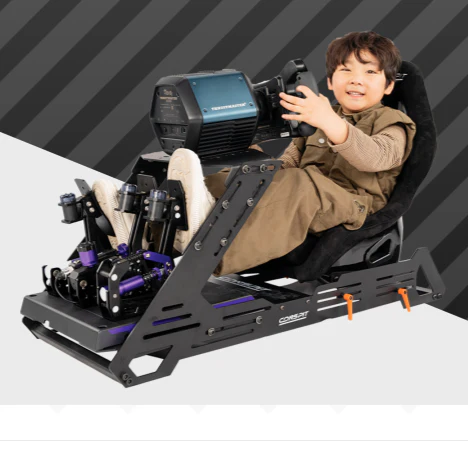 Alternative view of CONSPIT GT-B Racing Simulator Rig for Kids